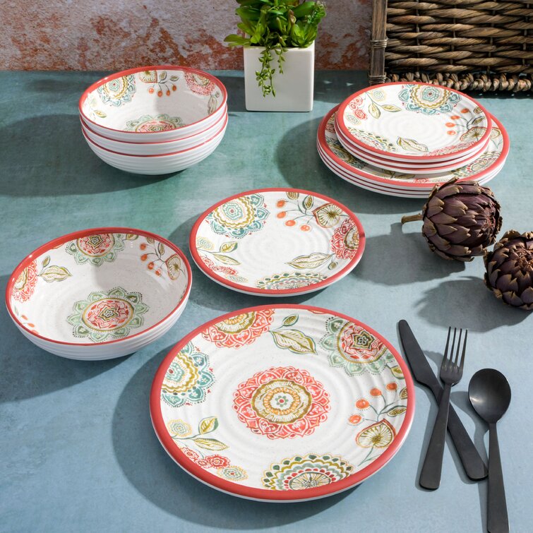 Vintage floral cheap dinnerware